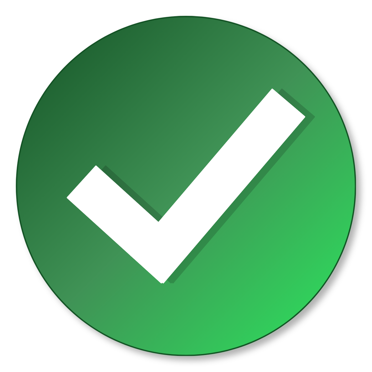 mladu green checkmark