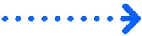 MLADU Dotted Arrow Blue Icon