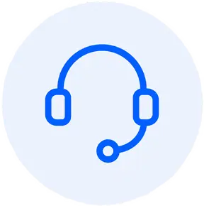 MLADU Concierge Headset Blue Icon